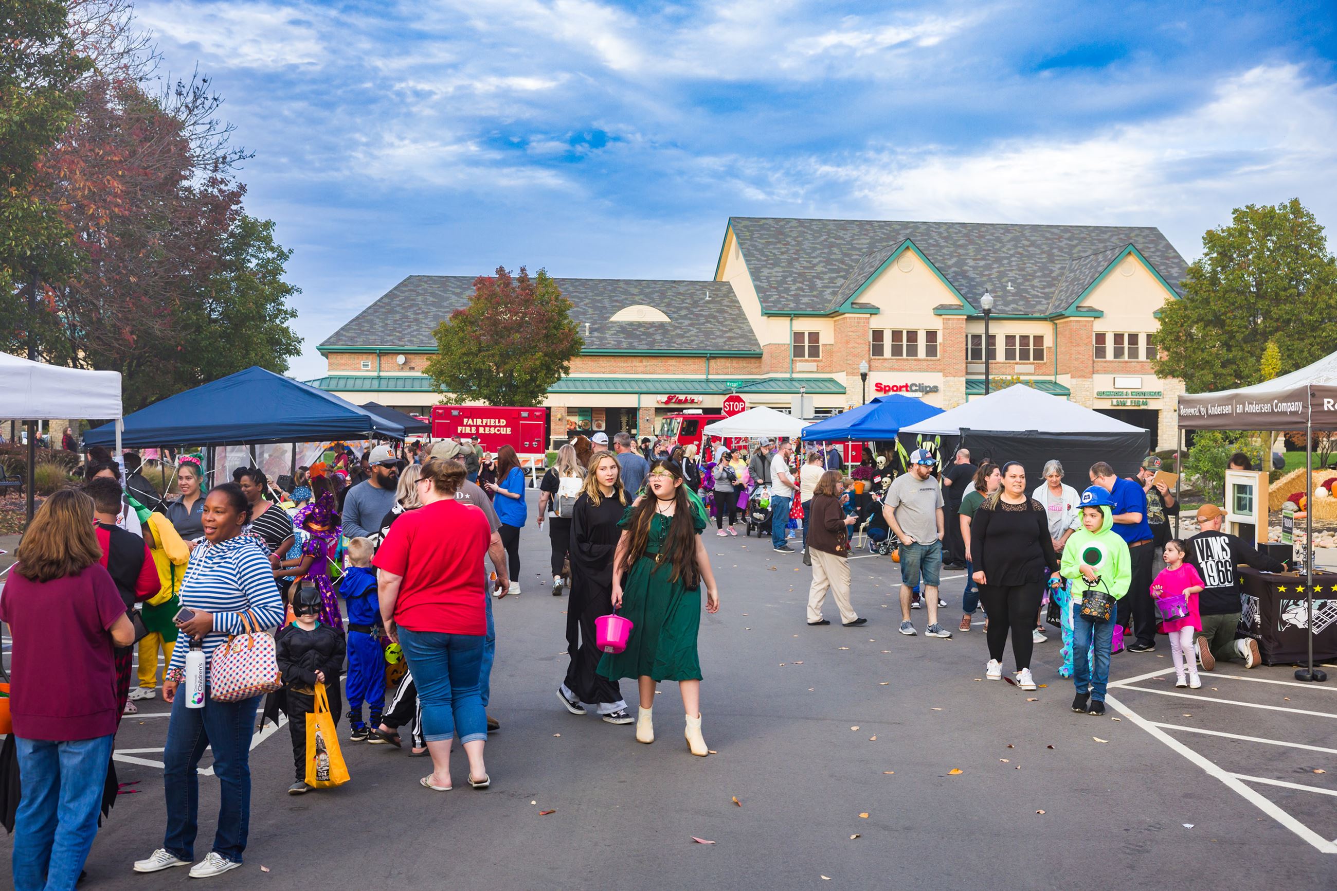 Crowd shot at Halloween on the Green