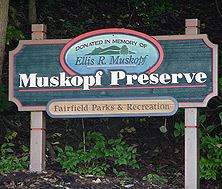 Muskopf Preserve sign