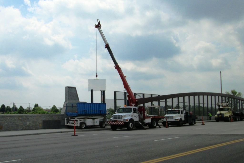 The Decorative Arch Nears Completion