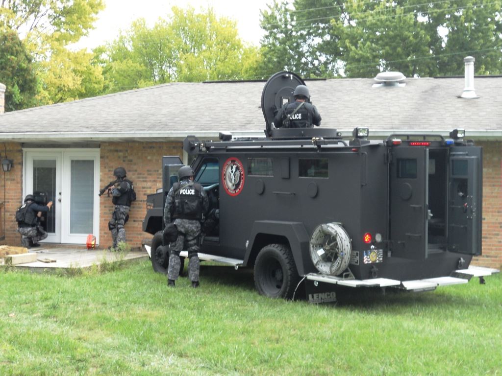 SWAT Practiced With Side by Side Homes
