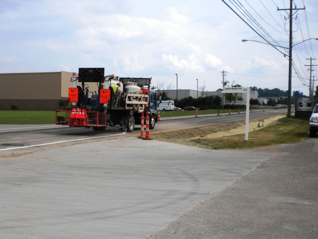 Temporary Pavement Markings by Aero-Mark