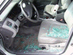 Broken Car Window